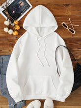 Unisex Plain White Hoodie