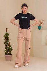 Blush Cargo Luxe Pants