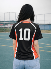 Haikyuu!! #10 Oversized Black Volleyball Jersey