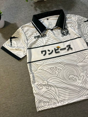 One Piece Minimal Wave Anime Jersey – Japanese Streetwear Edition