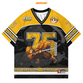Demon Slayer Legacy – Zenitsu Over Sized Mesh Jersey