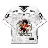 🌀 Monkey D. Luffy – White Edition Jersey