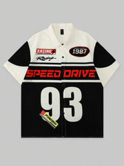 π Retro SPEED DRIVE Racing Shirt