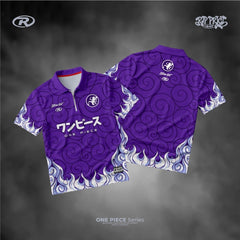 One Piece Oversized Purple Vortex Jersey