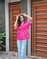 WHO IS SUKI? Bold Pink Mesh