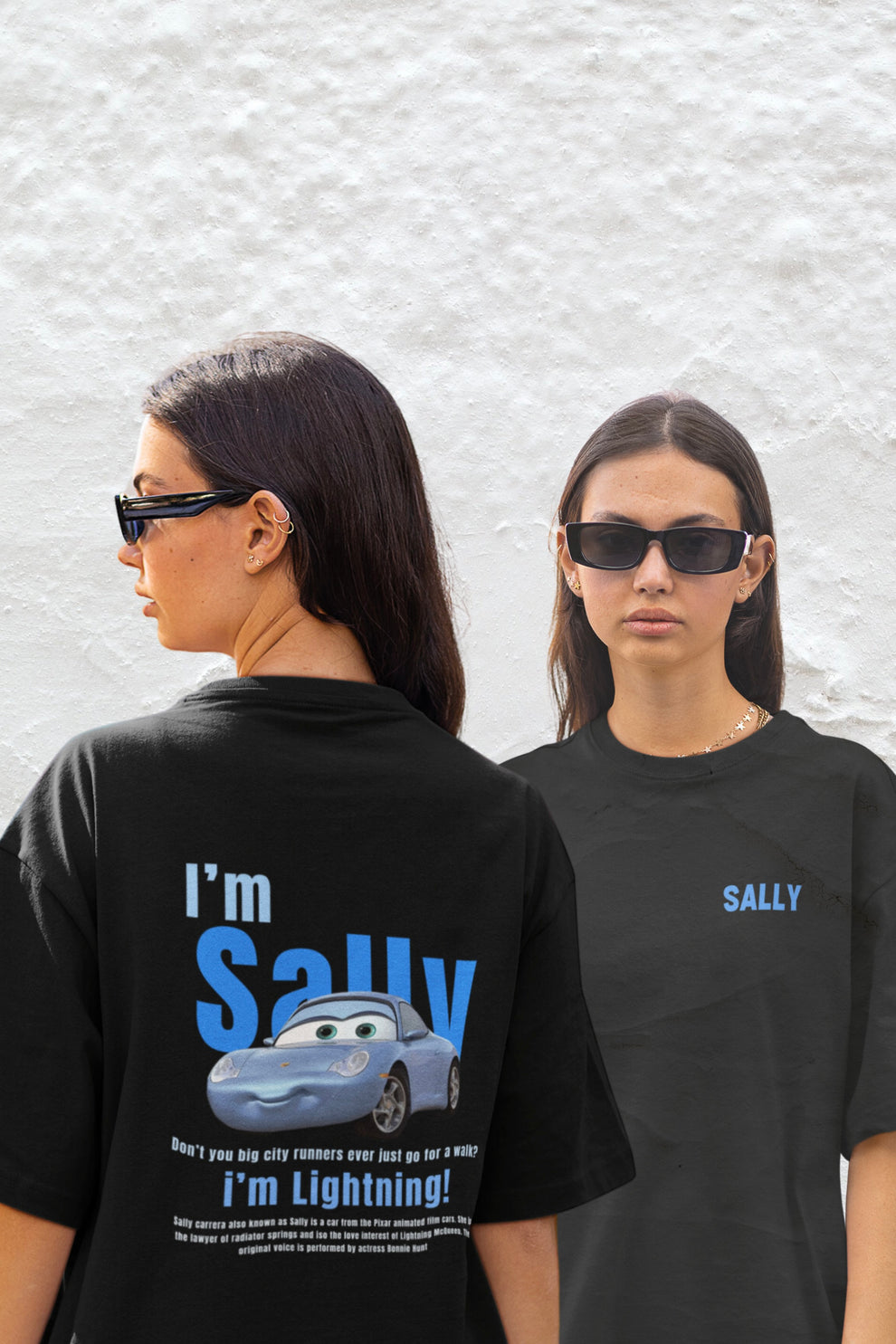 Sally Premium Tee 🚗🌟 Back Side