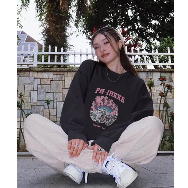 PN-IHKKE Printed Sweat Shirt😊💖