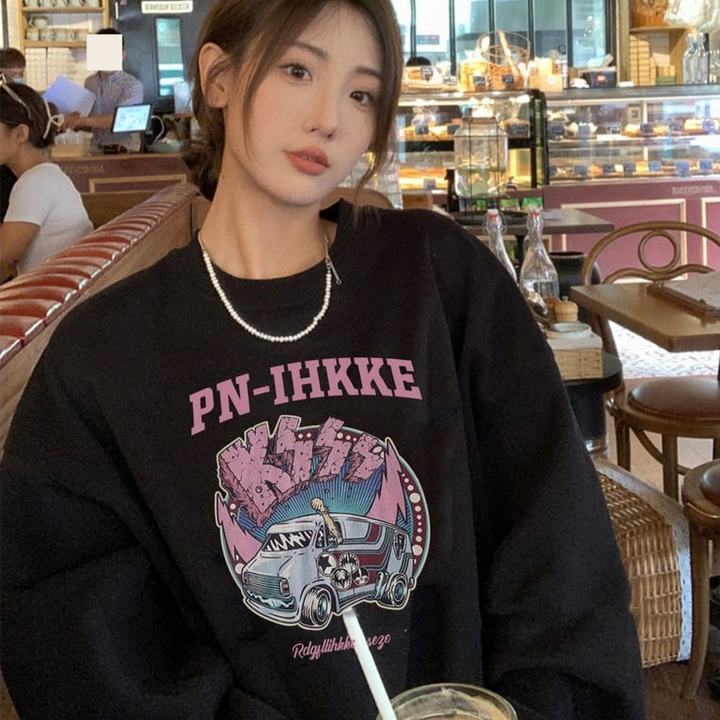 PN-IHKKE Printed Sweat Shirt😊💖