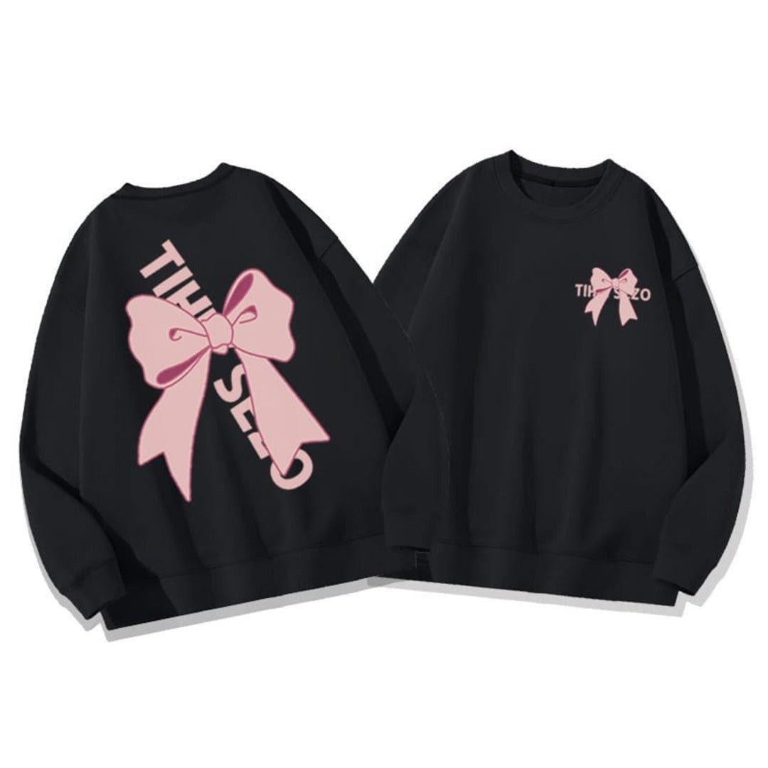 Bow Printed Sweat Shirt😊💖