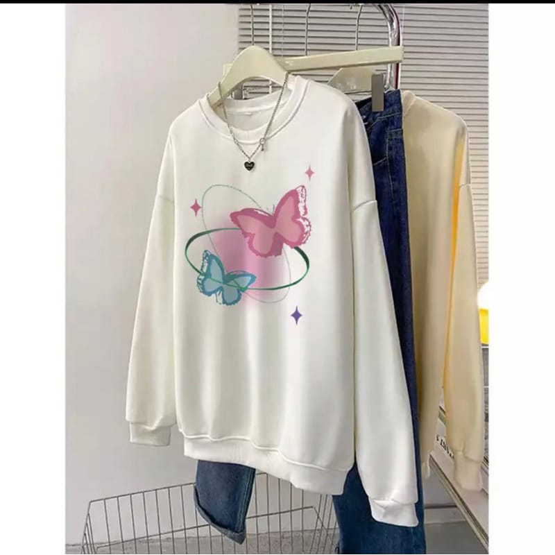 Colorful Butterfly Sweat shirt! 🦋🌈👕