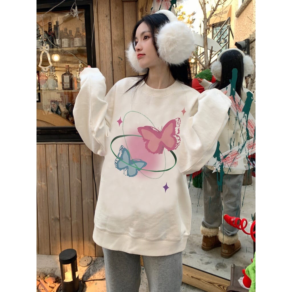 Colorful Butterfly Sweat shirt! 🦋🌈👕