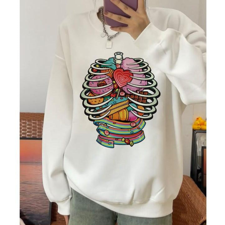 Bones & Sweets Sweatshirt 💀🌈🍬