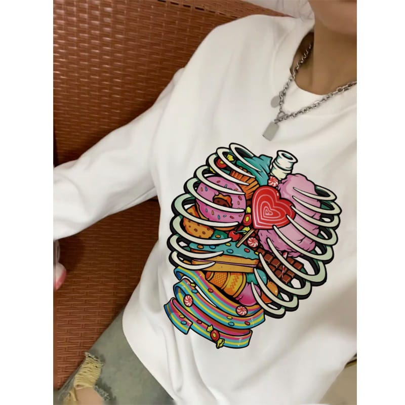 Bones & Sweets Sweatshirt 💀🌈🍬