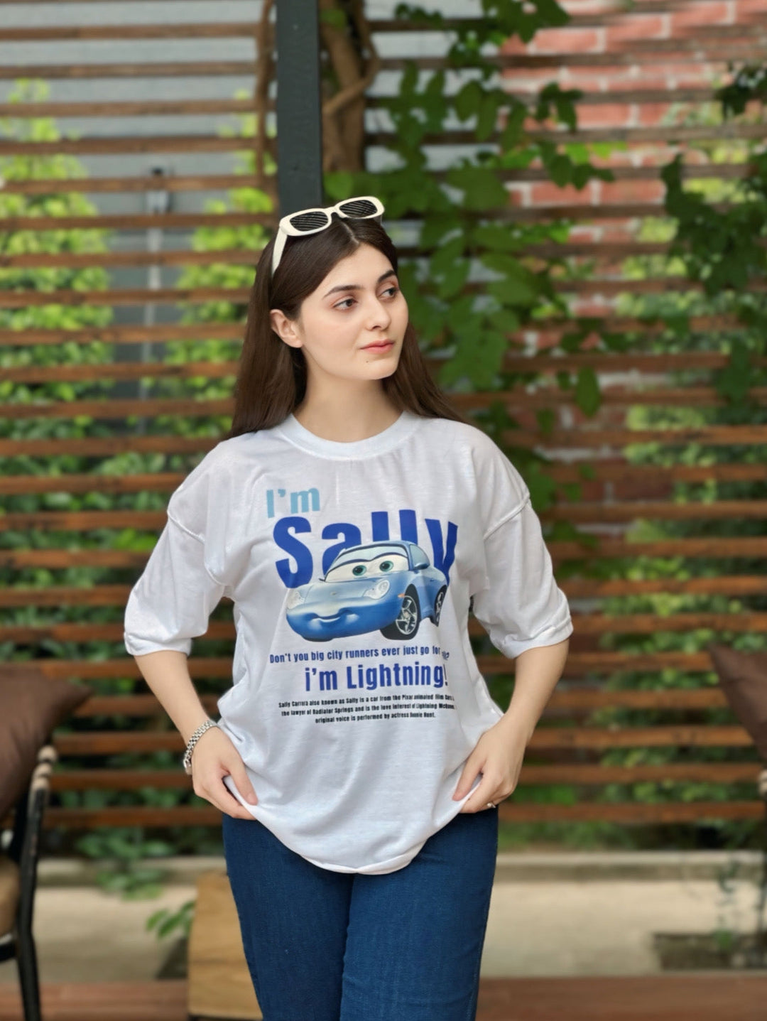 Sally Premium Tee 🚗🌟 Front side