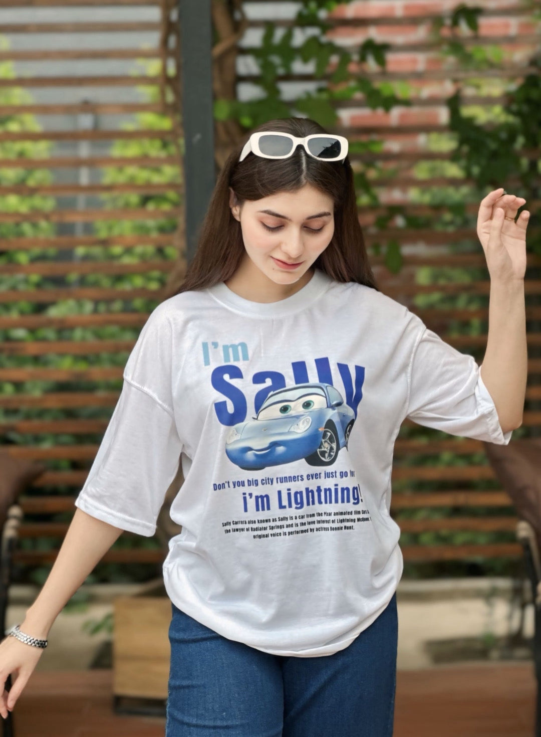 Sally Premium Tee 🚗🌟 Front side