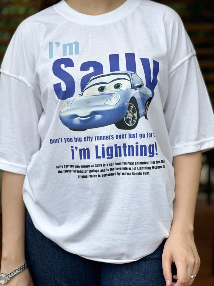 Sally Premium Tee 🚗🌟 Front side