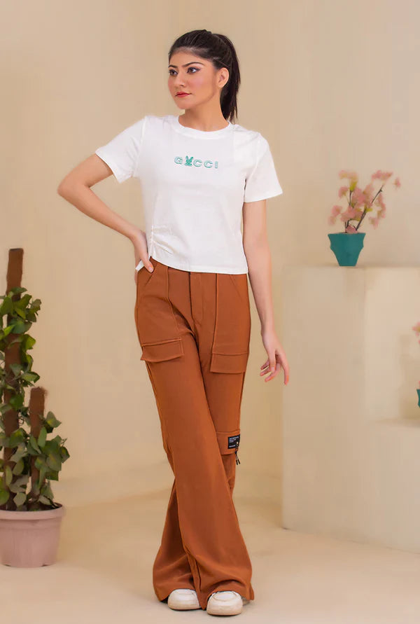 Blush Cargo Luxe Pants