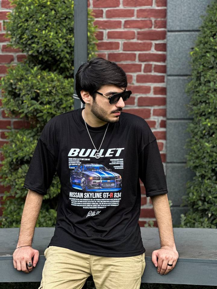 Bullet Nissan Skyline Tee 🚗✨ Front