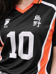 Haikyuu!! #10 Oversized Black Volleyball Jersey