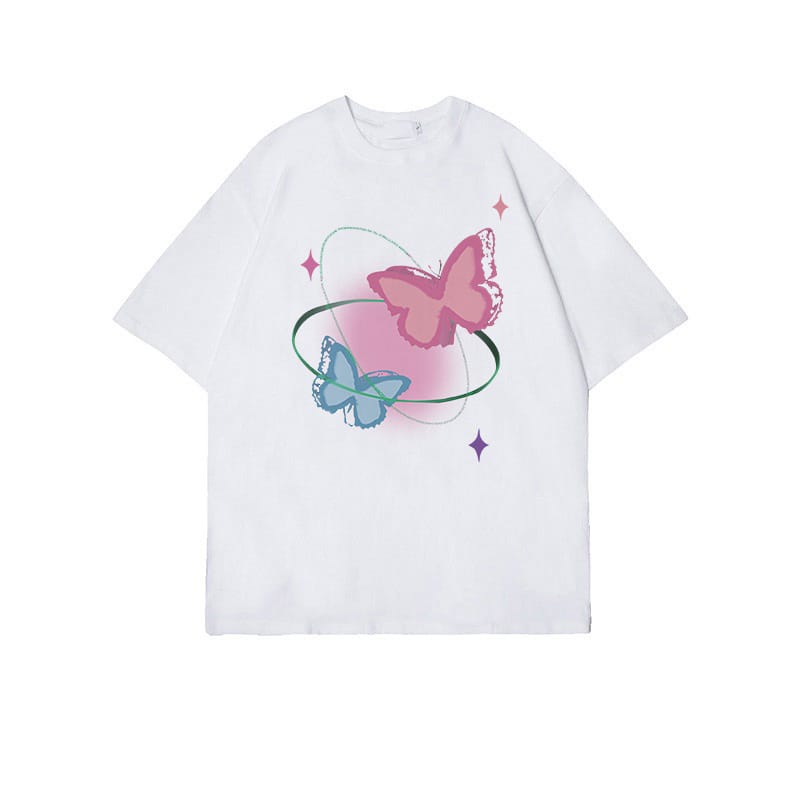 Colorful Butterfly Tee 🌈🍭🦄