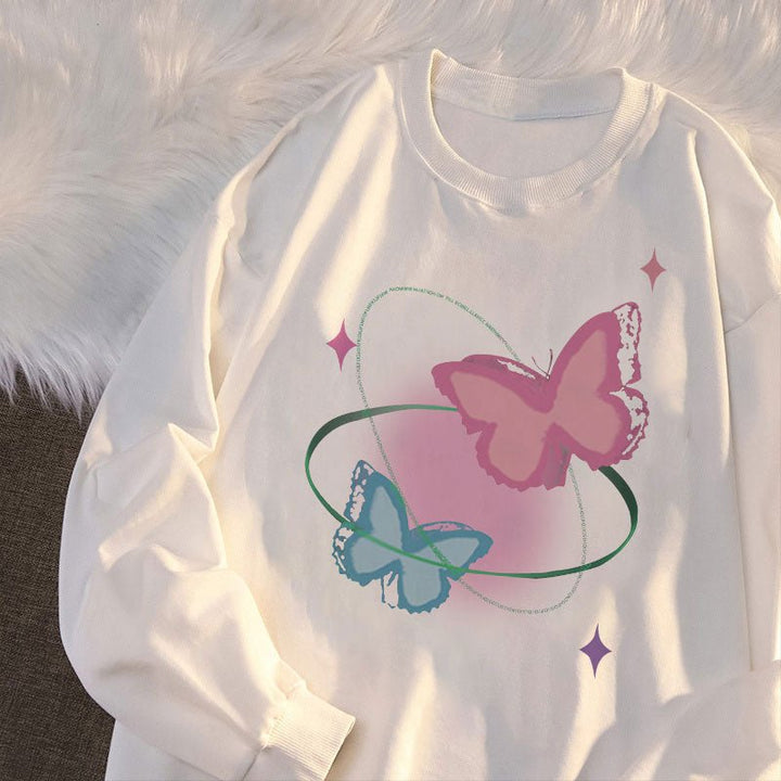 Colorful Butterfly Sweat shirt! 🦋🌈👕