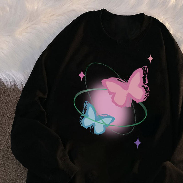 Colorful Butterfly Sweat shirt! 🦋🌈👕