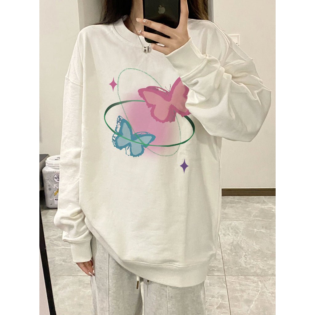 Colorful Butterfly Sweat shirt! 🦋🌈👕