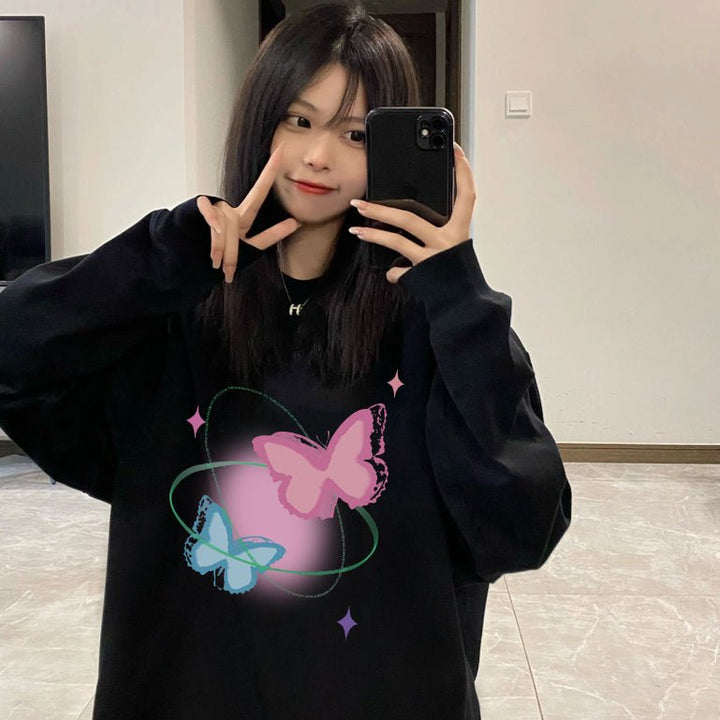 Colorful Butterfly Sweat shirt! 🦋🌈👕