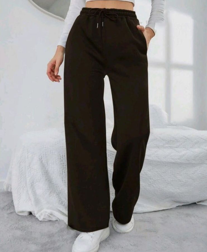 Black Loose Fit Palazzo Trousers