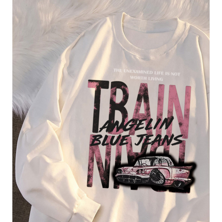 Classic Drive Sweatshirt 🚗 | Angel in Blue Jeans Series