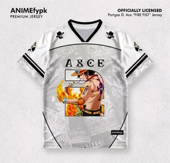 Portgas D. Ace "Fire Command" Anime Athletic Jersey
